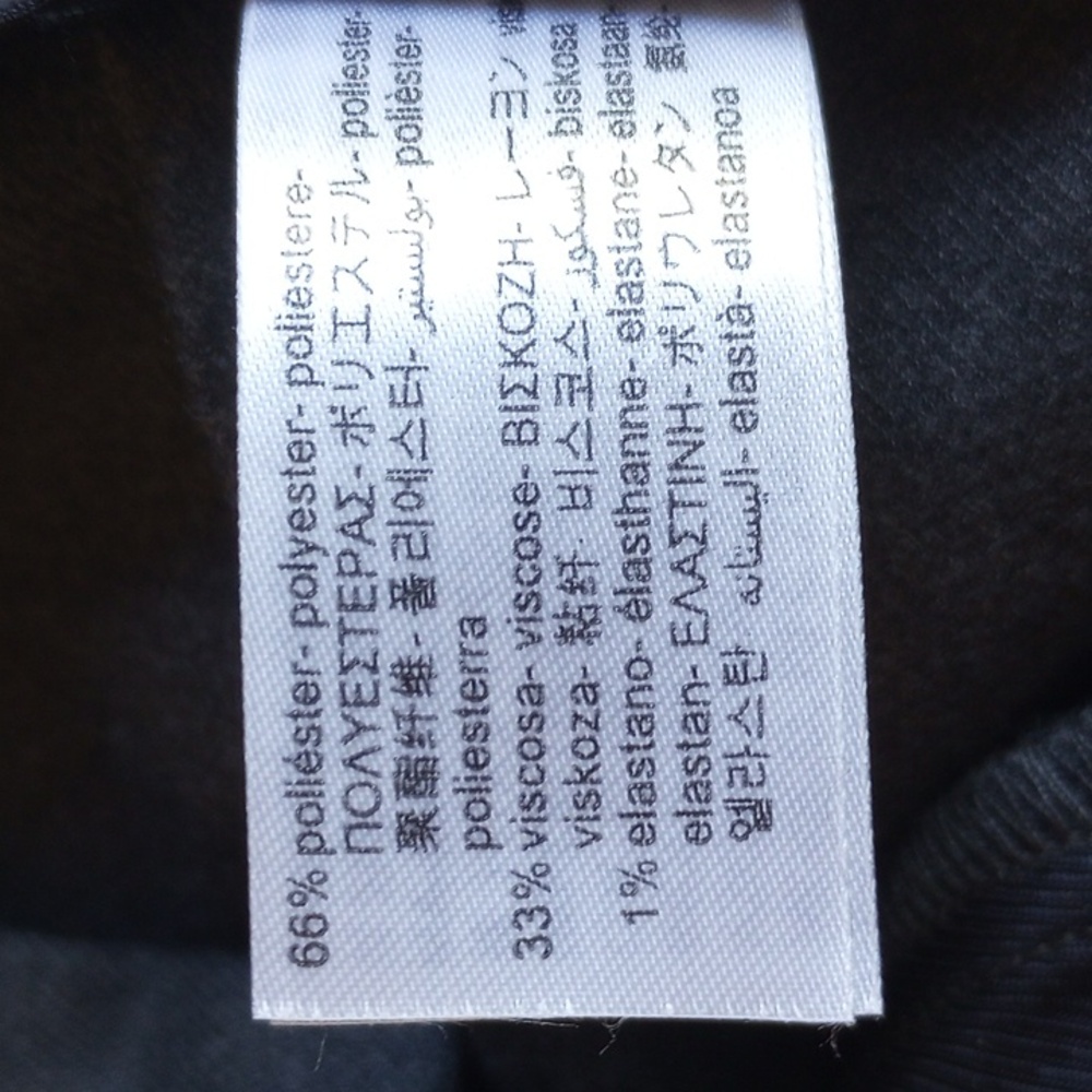 Zara High Rise Pleated Button-Cuff Crop Trousers XS Dark Gray - Picture 8 of 11